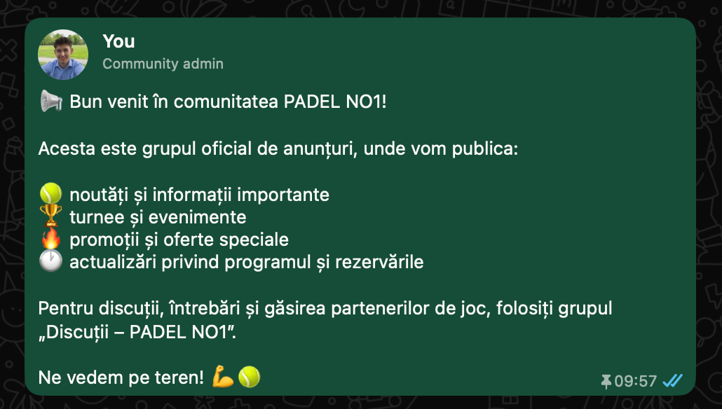 Comunitatea PADEL NO1